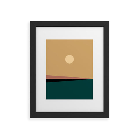 Colour Poems Minimal Horizon VI Framed Art Print