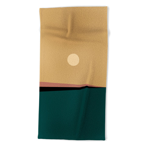 Colour Poems Minimal Horizon VI Beach Towel