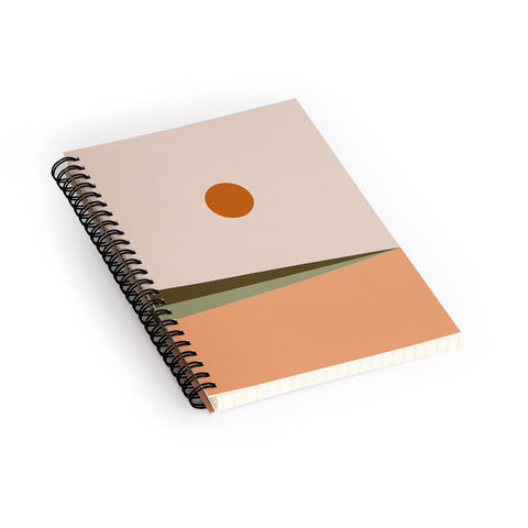 Colour Poems Minimal Horizon VIII Spiral Notebook