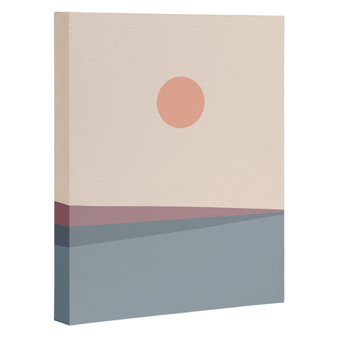 Colour Poems Minimal Horizon XII Art Canvas