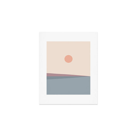 Colour Poems Minimal Horizon XII Art Print