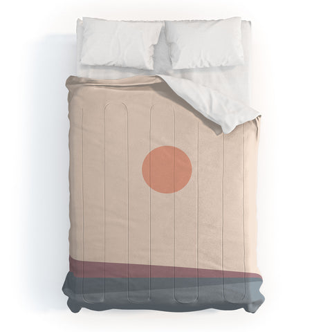 Colour Poems Minimal Horizon XII Comforter