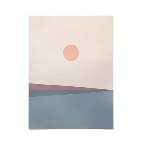 Colour Poems Minimal Horizon XII Poster