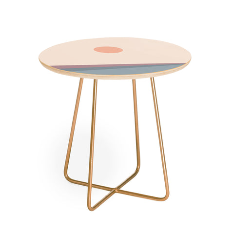 Colour Poems Minimal Horizon XII Round Side Table