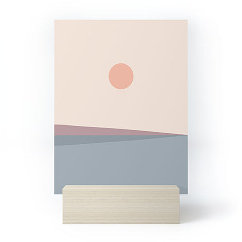 Colour Poems Minimal Horizon XII Mini Art Print
