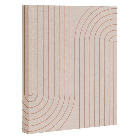Colour Poems Minimal Line Curvature Natural Art Canvas