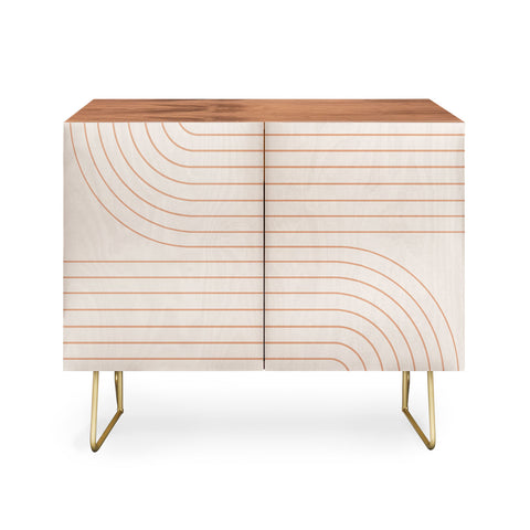 Colour Poems Minimal Line Curvature Natural Credenza
