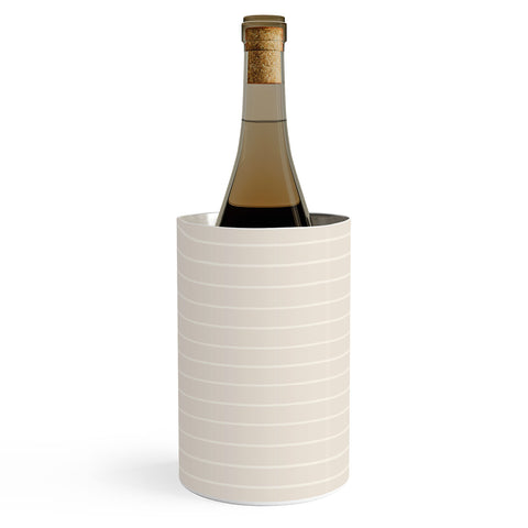 Colour Poems Minimal Line Curvature Off White Wine Chiller