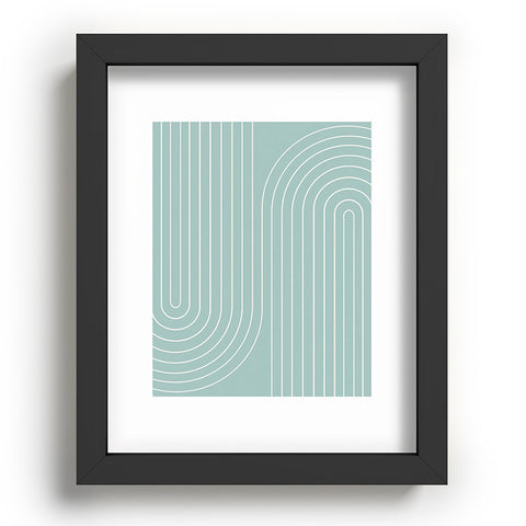 Colour Poems Minimal Line Curvature Sage Recessed Framing Rectangle