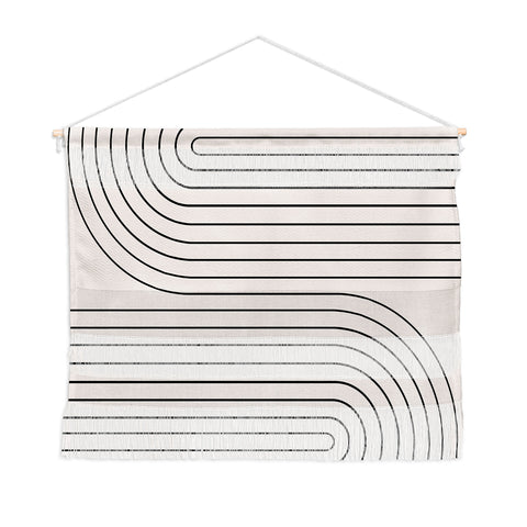 Colour Poems Minimal Line Curvature White Wall Hanging Landscape