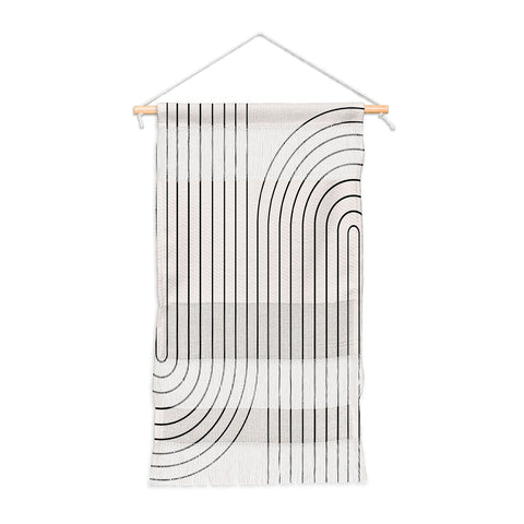 Colour Poems Minimal Line Curvature White Wall Hanging Portrait