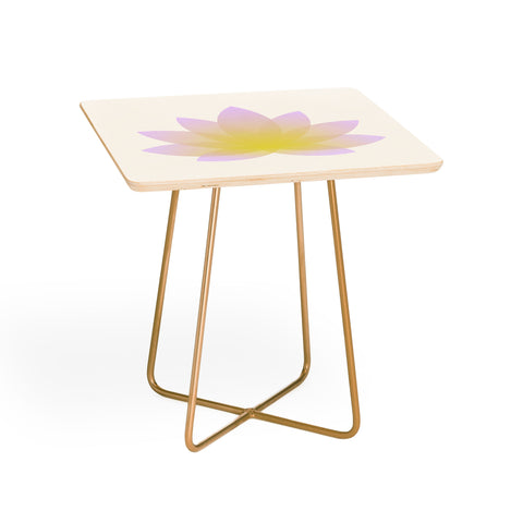 Colour Poems Minimal Lotus Flower VII Side Table
