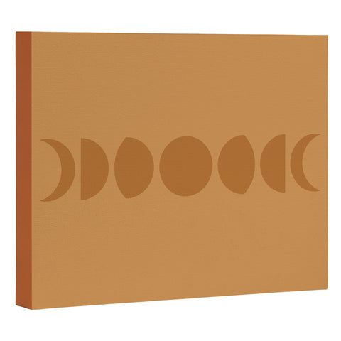 Colour Poems Minimal Moon Phases Camel Art Canvas