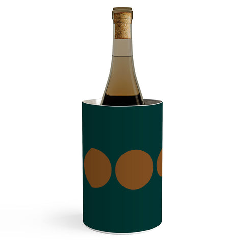 Colour Poems Minimal Moon Phases Green Wine Chiller
