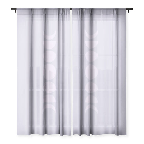 Colour Poems Minimal Moon Phases Lilac Sheer Non Repeat