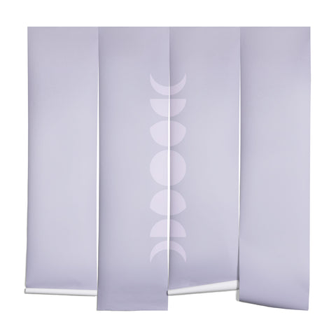 Colour Poems Minimal Moon Phases Lilac Wall Mural