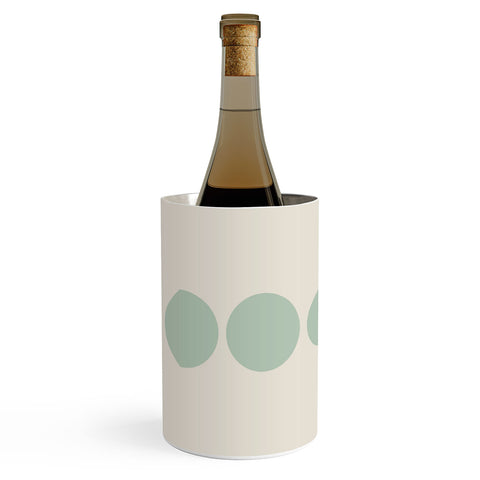 Colour Poems Minimal Moon Phases White Sage Wine Chiller