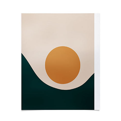 Colour Poems Minimal Sunrise II Poster