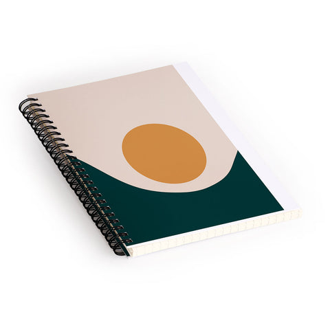 Colour Poems Minimal Sunrise II Spiral Notebook