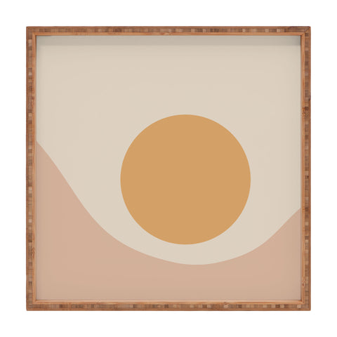 Colour Poems Minimal Sunrise Square Tray