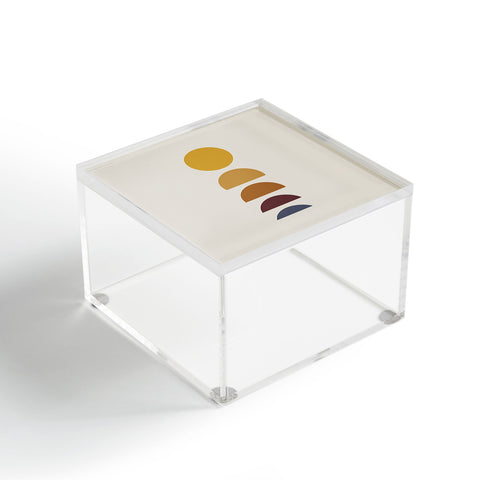 Colour Poems Minimal Sunrise Sunset I Acrylic Box