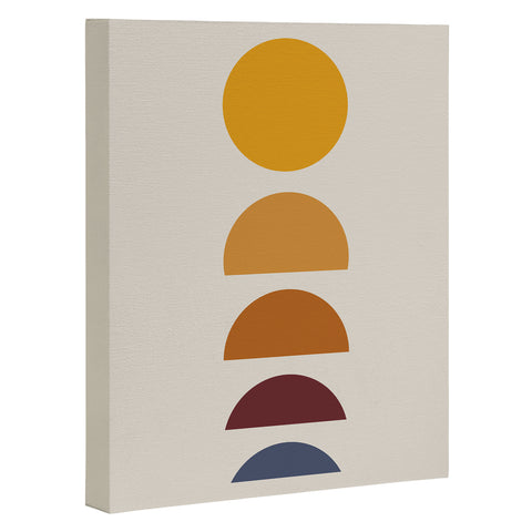 Colour Poems Minimal Sunrise Sunset I Art Canvas