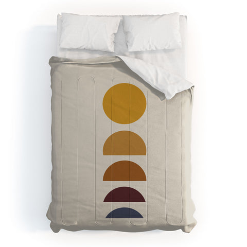 Colour Poems Minimal Sunrise Sunset I Comforter