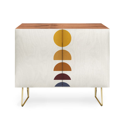 Colour Poems Minimal Sunrise Sunset I Credenza