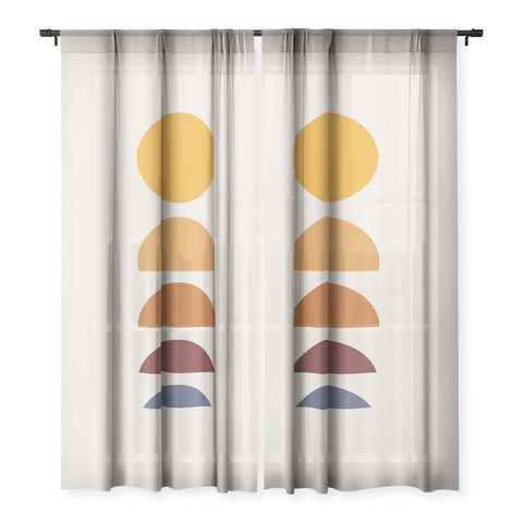 Colour Poems Minimal Sunrise Sunset I Sheer Non Repeat