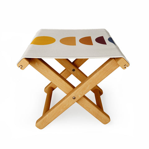 Colour Poems Minimal Sunrise Sunset I Folding Stool