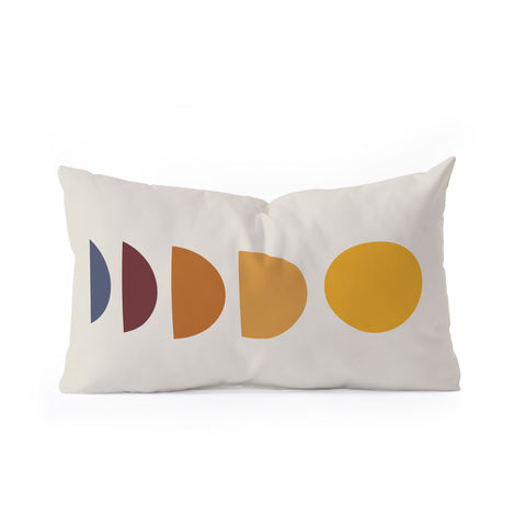 Colour Poems Minimal Sunrise Sunset I Oblong Throw Pillow