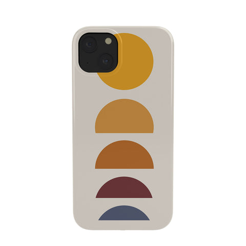 Colour Poems Minimal Sunrise Sunset I Phone Case
