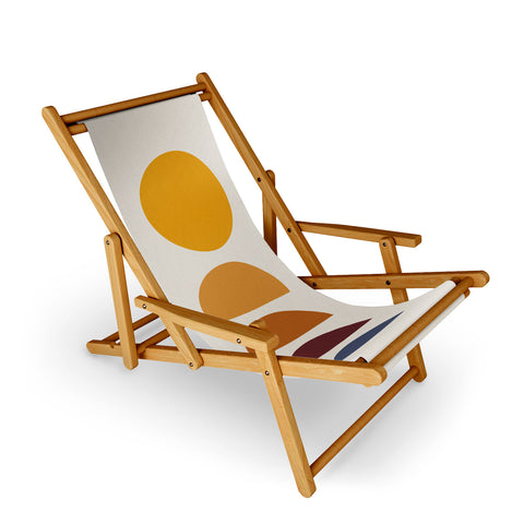 Colour Poems Minimal Sunrise Sunset I Sling Chair