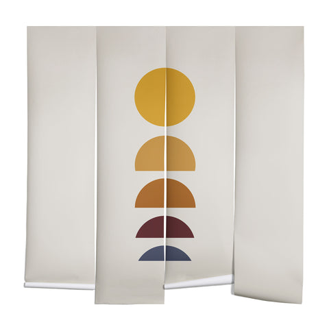 Colour Poems Minimal Sunrise Sunset I Wall Mural