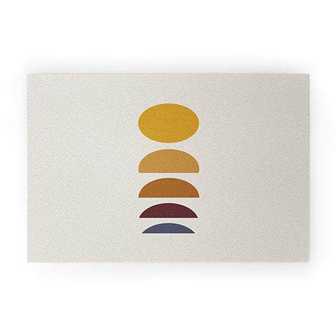 Colour Poems Minimal Sunrise Sunset I Welcome Mat