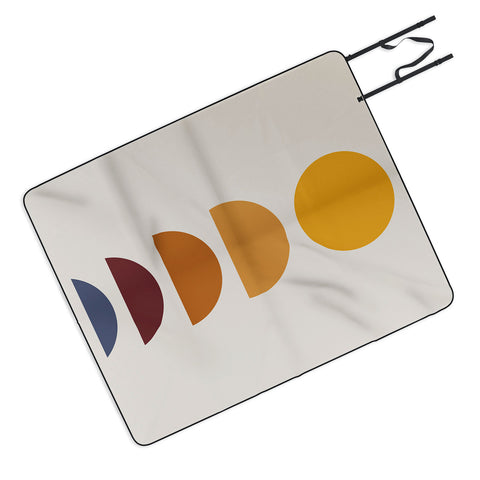 Colour Poems Minimal Sunrise Sunset I Picnic Blanket