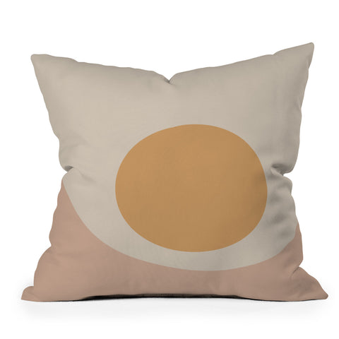 Colour Poems Minimal Sunrise Outdoor Throw Pillow