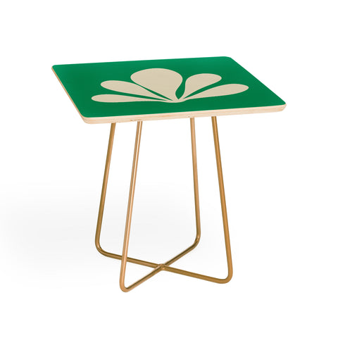 Colour Poems Minimal Tropical Plant Green Side Table