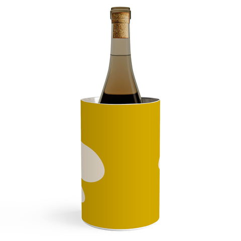 Colour Poems Minimal Tropical Plant Yellow Wine Chiller