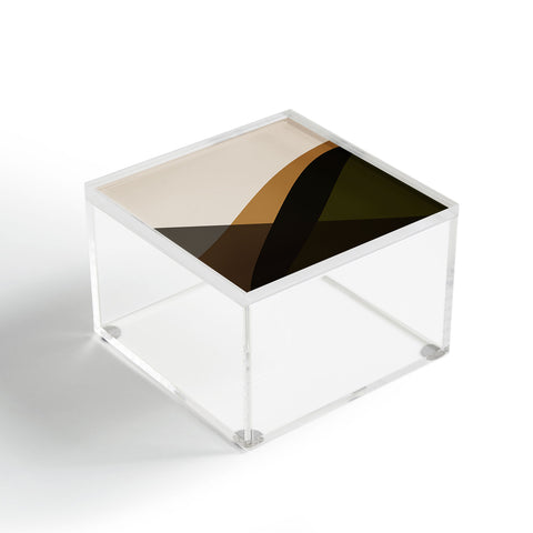 Colour Poems Minimal Waves Natural Acrylic Box