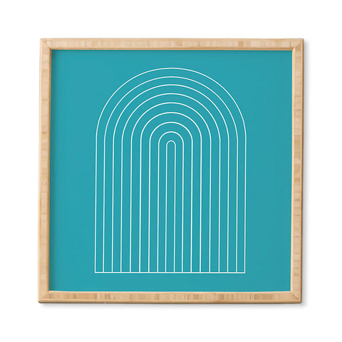 Colour Poems Minimalist Arch Framed Wall Art