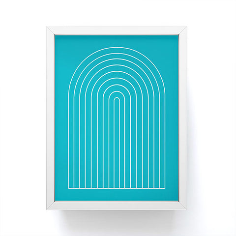 Colour Poems Minimalist Arch Framed Mini Art Print