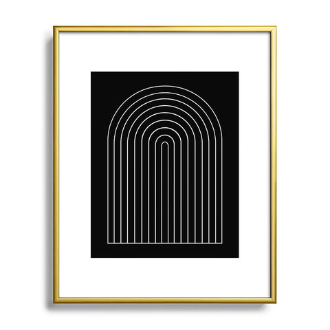 Colour Poems Minimalist Arch II Metal Framed Art Print