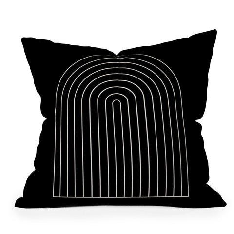 Colour Poems Minimalist Arch II Throw Pillow