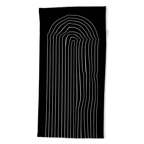 Colour Poems Minimalist Arch II Beach Towel