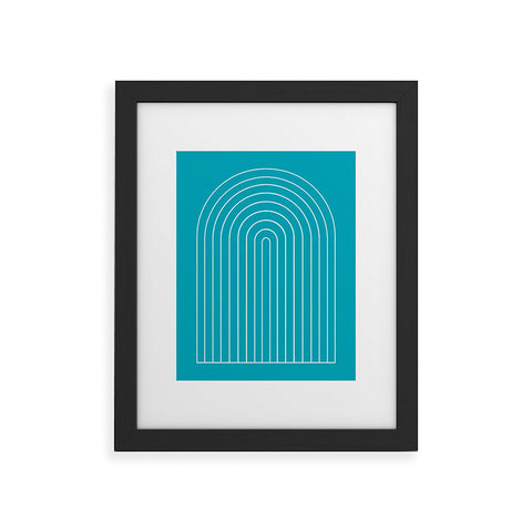Colour Poems Minimalist Arch Framed Art Print
