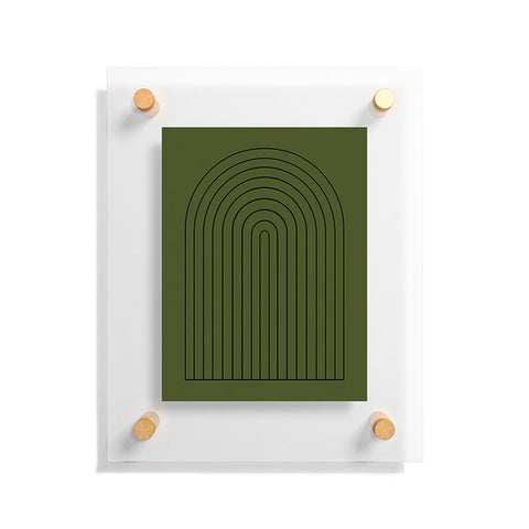 Colour Poems Minimalist Arch XI Floating Acrylic Print