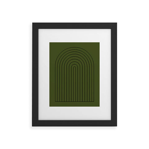 Colour Poems Minimalist Arch XI Framed Art Print
