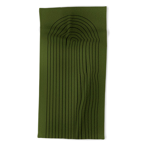 Colour Poems Minimalist Arch XI Beach Towel