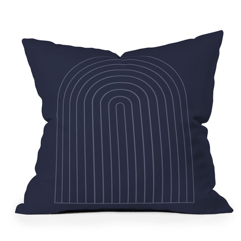 Colour Poems Minimalist Arch XIII Outdoor Throw Pillow